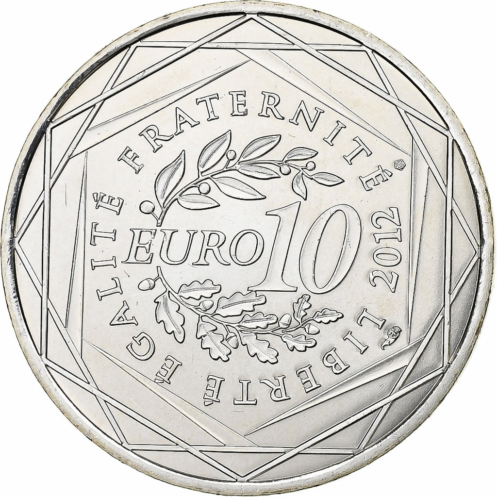 France, 10 Euro, Bretagne, 2012, Paris, Silver, MS(64), Gadoury:EU514, KM:1866