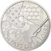 France, 10 Euro, Pays de la Loire, 2010, Paris, Silver, MS(60-62)