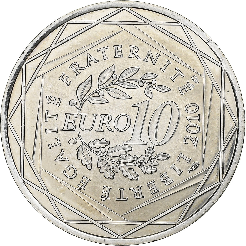 Frankreich, 10 Euro, Euros des régions, 2010, Silber, SS+