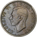 Moneda, Gran Bretaña, George VI, 1/2 Crown, 1950, BC+, Cobre - níquel, KM:879