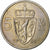 Norvegia, Olav V, 5 Kroner, 1963, Rame-nichel, BB, KM:412