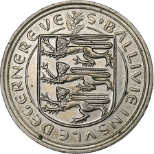 Guernsey, Elizabeth II, 10 Pence, 1977, Heaton, Copper-nickel, EF(40-45), KM:30