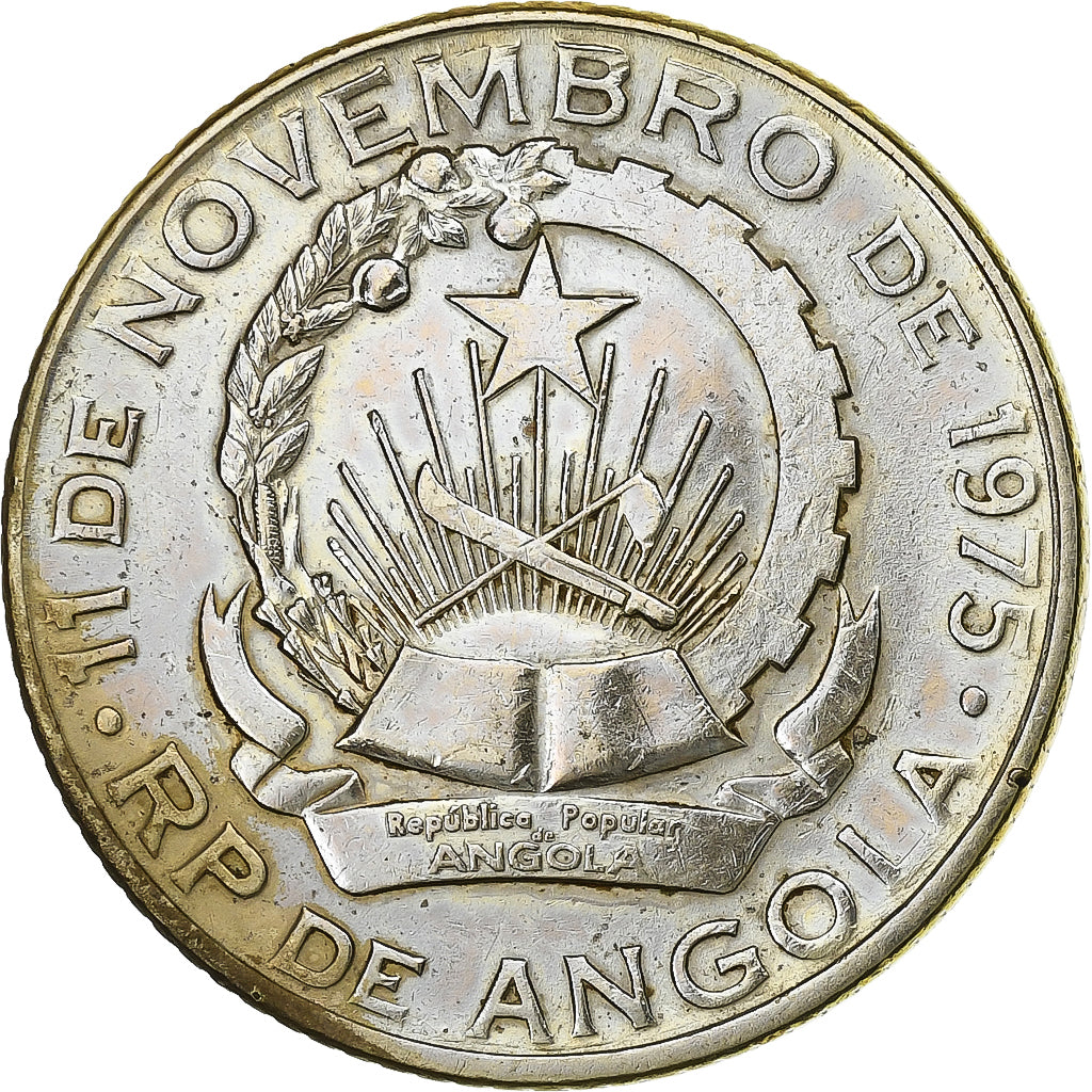 Angola, 20 Kwanzas, 1978, Copper-nickel, EF(40-45), KM:87