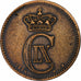 Danimarca, Christian IX, 5 Öre, 1874, Copenhagen, Bronzo, MB+, KM:794.1