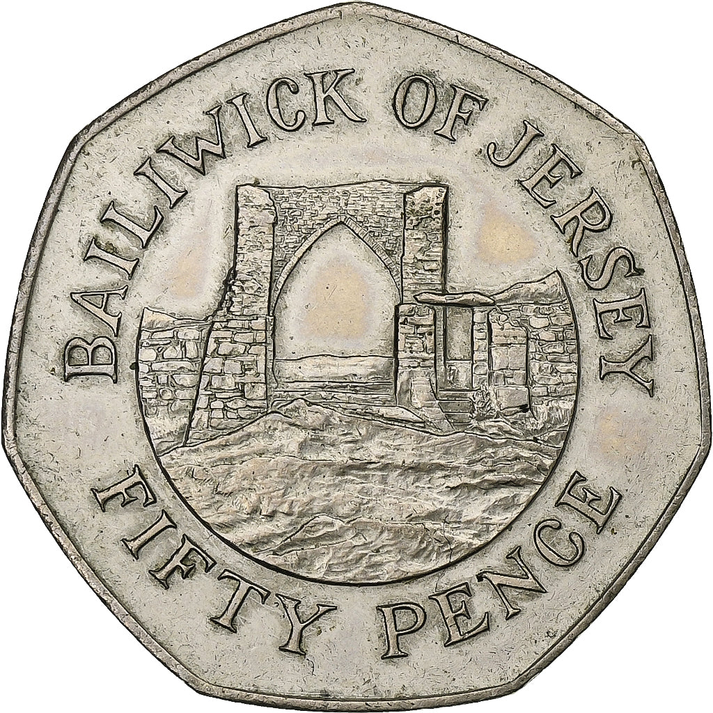 Jersey, Elizabeth II, 50 Pence, 1983, Cupro-nickel, TTB+, KM:58.1