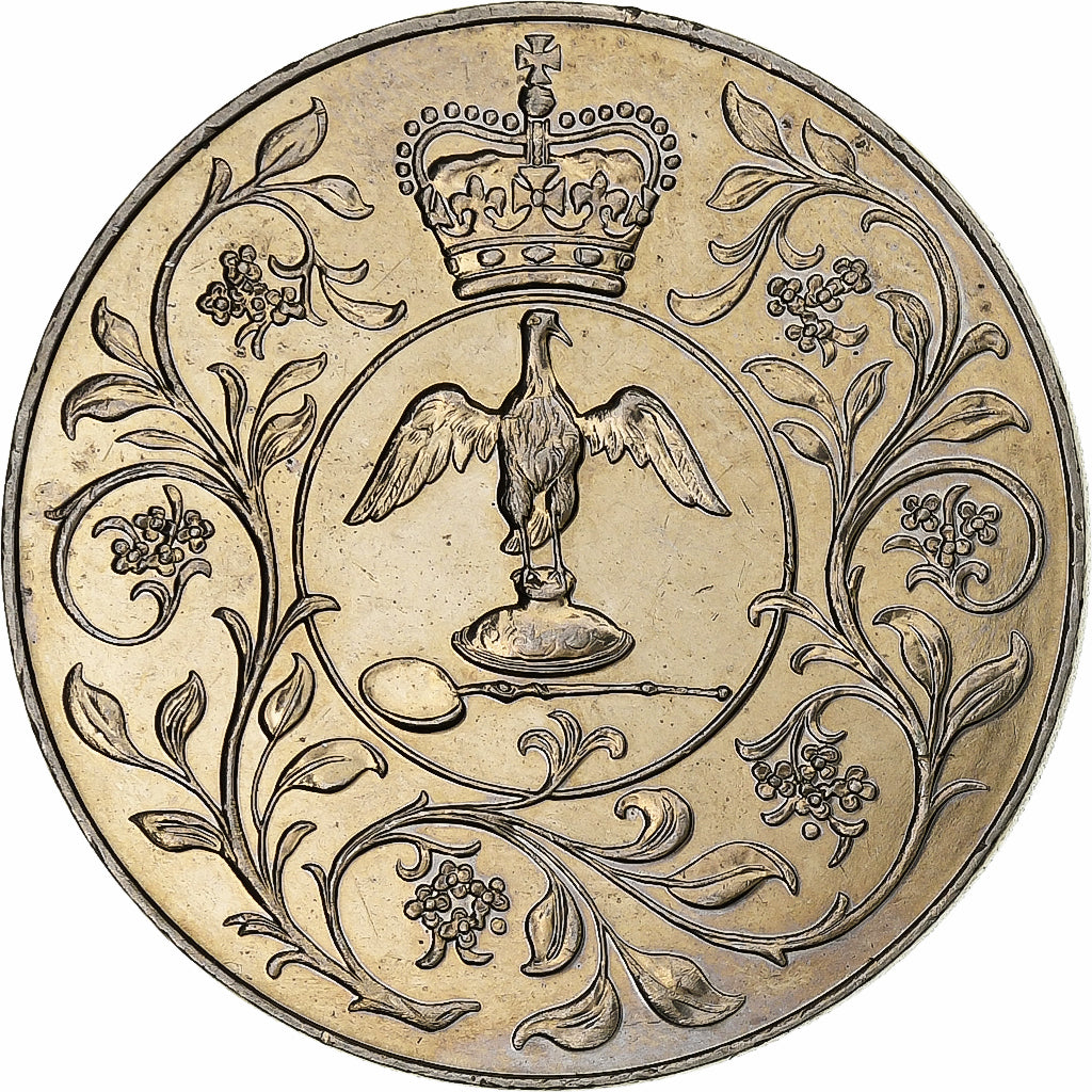 Groot Bretagne, Elizabeth II, 25 New Pence, 1977, Cupro-nikkel, UNC-, KM:920