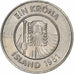 Moneda, Islandia, Krona, 1981, MBC+, Cobre - níquel, KM:27