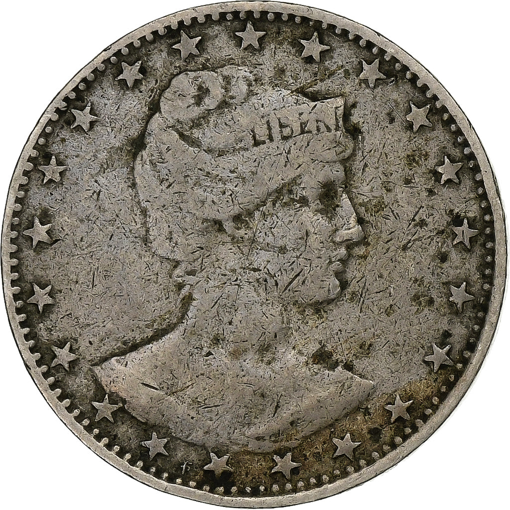 Brazil, 200 Reis, 1901, Copper-nickel, VF(20-25), KM:504