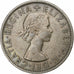 Groot Bretagne, Elizabeth II, 1/2 Crown, 1958, Cupro-nikkel, FR+, KM:907