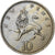 Grã-Bretanha, Elizabeth II, 10 New Pence, 1970, Cobre-níquel, VF(30-35)