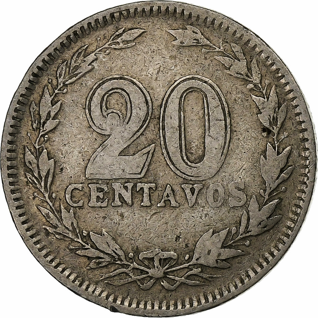 Argentinië, 20 Centavos, 1927, Cupro-nikkel, FR, KM:36