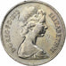 Groot Bretagne, Elizabeth II, 10 New Pence, 1973, Cupro-nikkel, FR+, KM:912