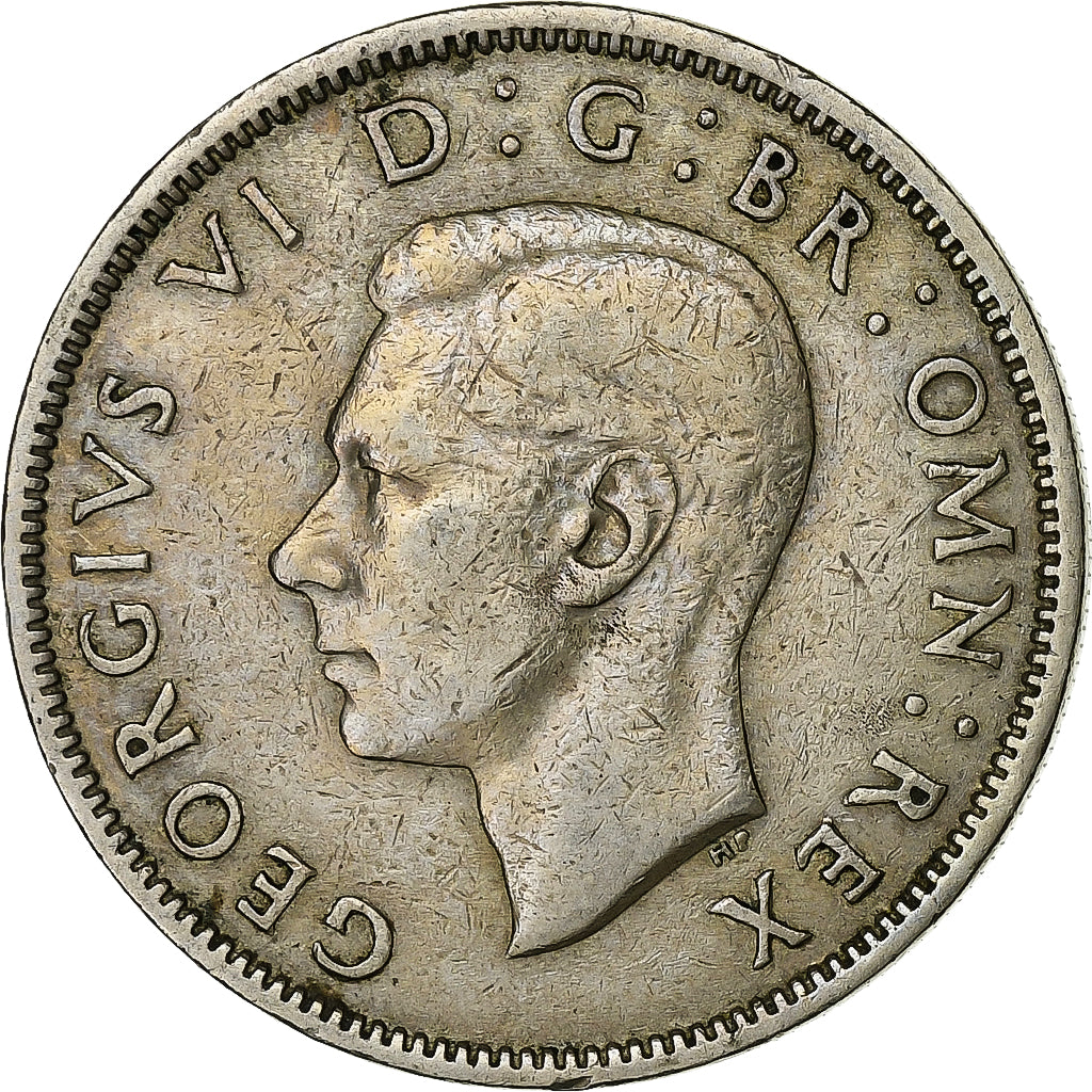 Gran Bretaña, George VI, Florin, Two Shillings, 1949, Cobre - níquel, BC+