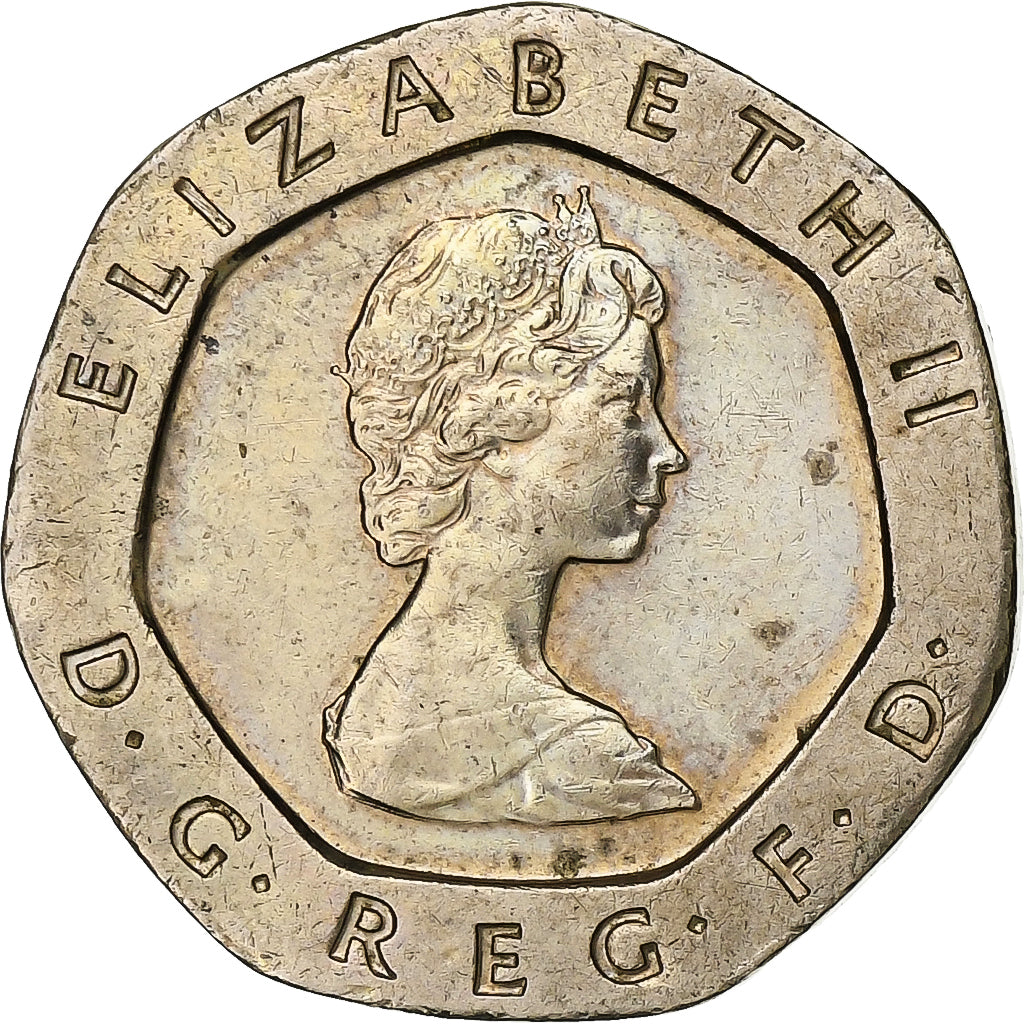 Großbritannien, Elizabeth II, 20 Pence, 1982, Kupfer-Nickel, SS+, KM:931