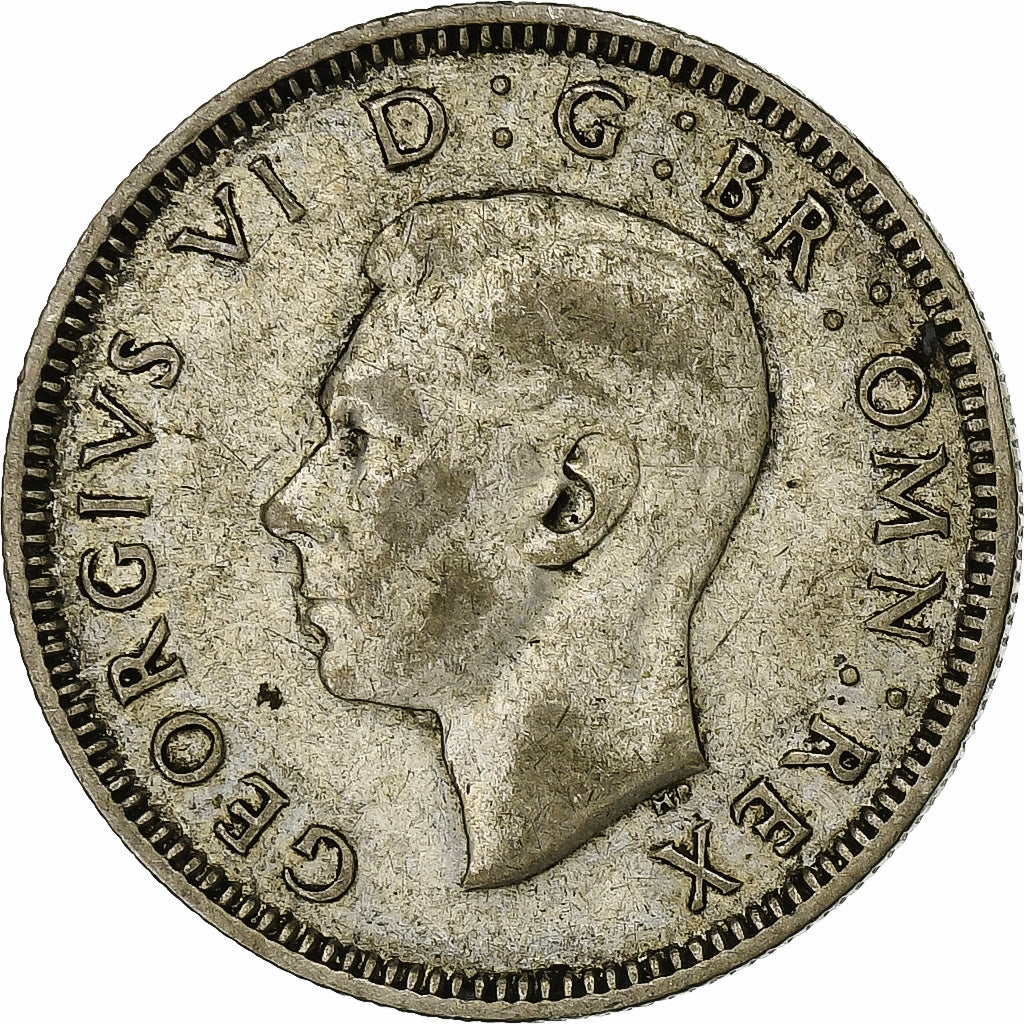 Great Britain, George VI, Shilling, 1941, Silver, VF(30-35), KM:854