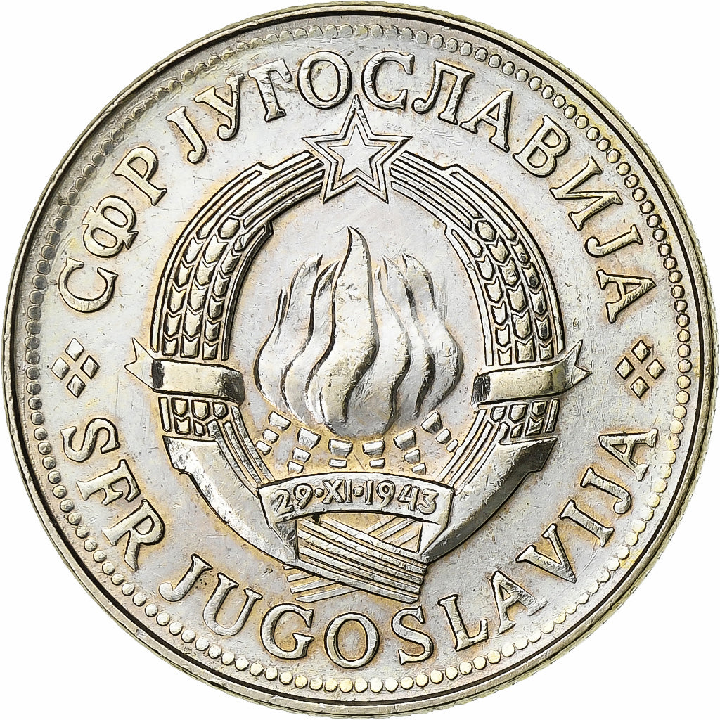 Joegoslaviëe, 10 Dinara, 1978, Cupro-nikkel, ZF, KM:62