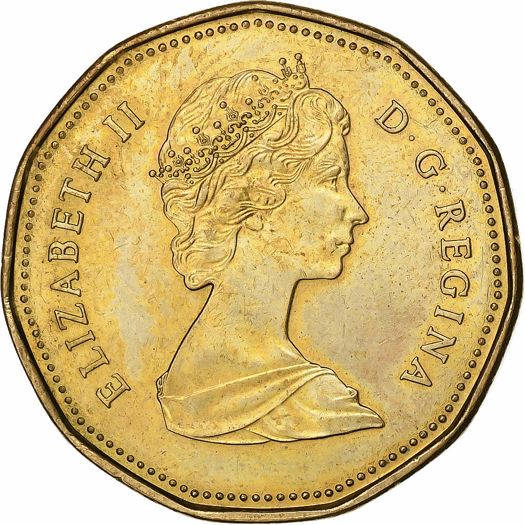 Canada, Dollar, 1989, Ottawa, Aureate-Bronze Plated Nickel, AU(55-58), KM:157