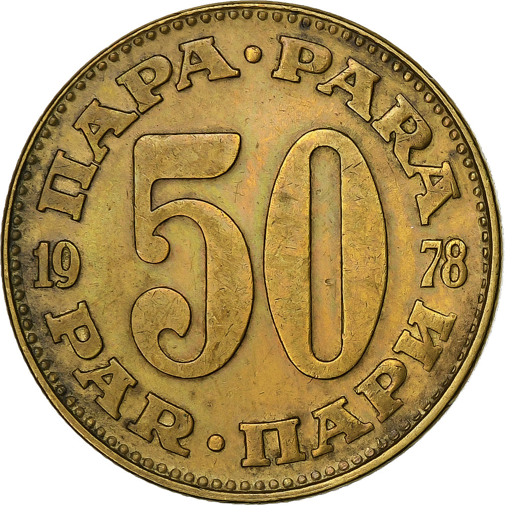 Joegoslaviëe, 50 Para, 1978, Tin, ZF, KM:46.1