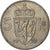 Norvegia, Olav V, 5 Kroner, 1973, Rame-nichel, BB, KM:412