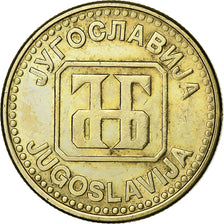 Yugoslavia, 50 Dinara, 1992, Copper-Nickel-Zinc, VF(30-35), KM:153
