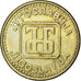 Yugoslavia, 50 Dinara, 1992, Copper-Nickel-Zinc, VF(30-35), KM:153