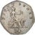 Great Britain, Elizabeth II, 50 Pence, 1982, Copper-nickel, VF(30-35), KM:932