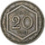 Italia, Vittorio Emanuele III, 20 Centesimi, 1919, Rome, Cobre - níquel, BC+