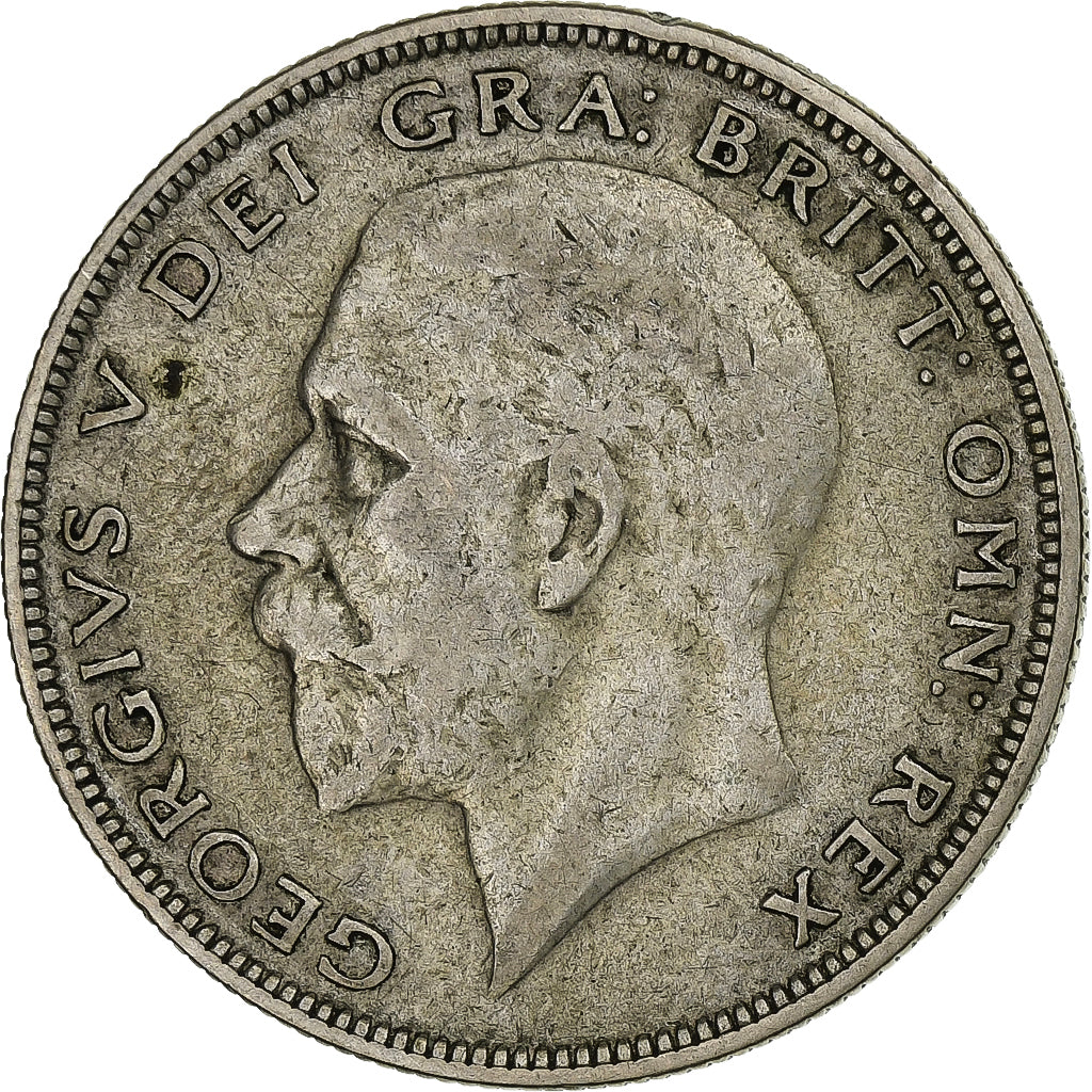 Great Britain, George V, 1/2 Crown, 1935, Silver, VF(30-35), Spink:4037, KM:835