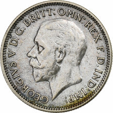 Coin, Great Britain, George V, 6 Pence, 1933, VF(30-35), Silver, KM:832