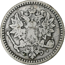 Finland, Alexander II, 50 Penniä, 1865, Silver, VF(30-35), KM:2.1