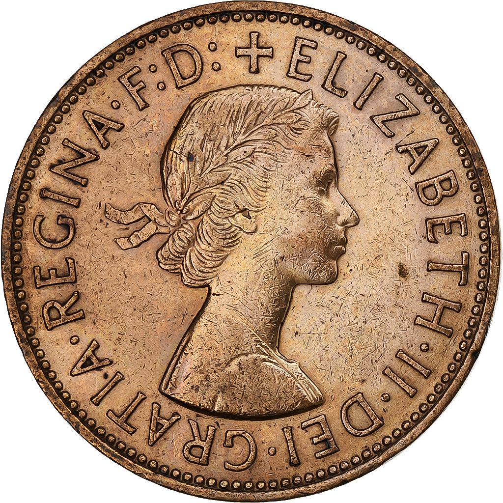 Great Britain, Elizabeth II, Penny, 1965, Bronze, VF(20-25), KM:897