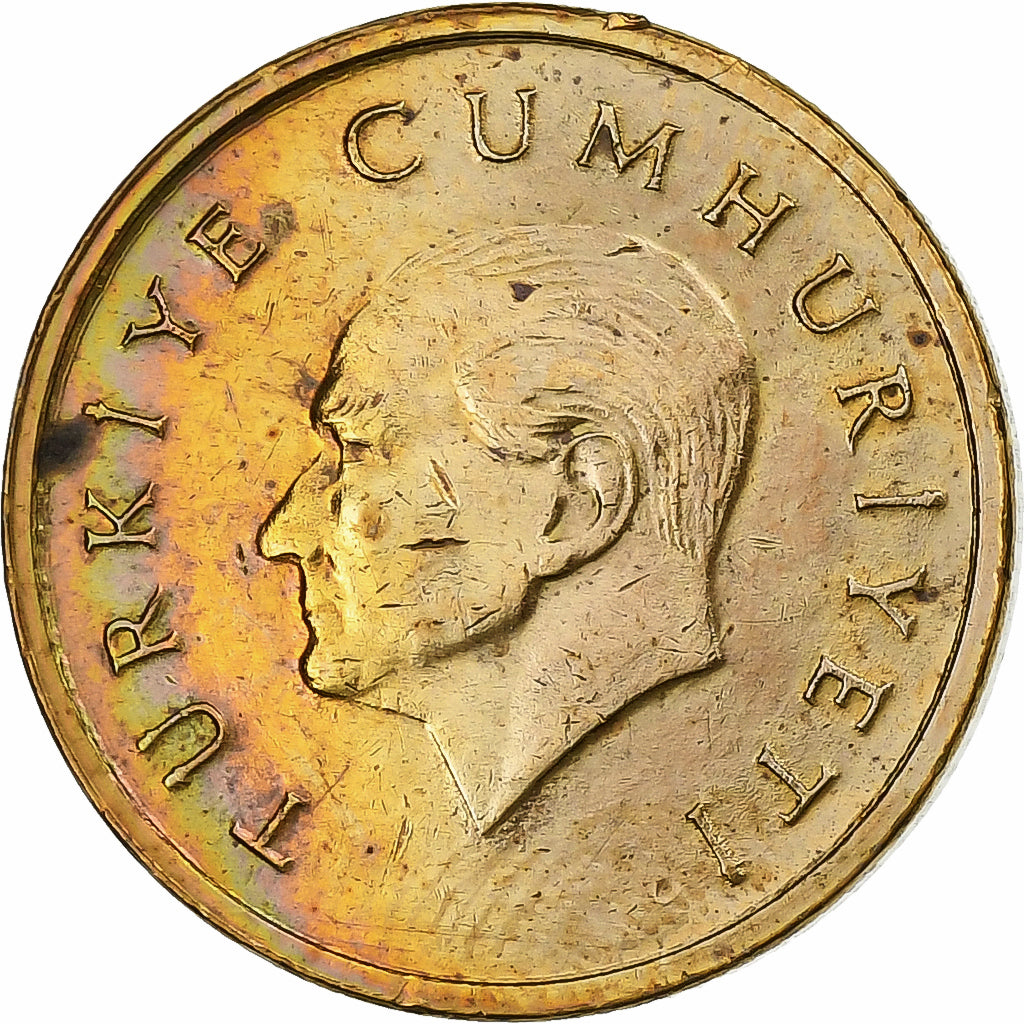 Münze, Türkei, 1000 Lira, 1995, S+, Bronze Clad Brass, KM:1028