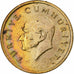 Münze, Türkei, 1000 Lira, 1995, S+, Bronze Clad Brass, KM:1028