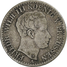 Moneta, Stati tedeschi, PRUSSIA, Friedrich Wilhelm III, 1/6 Thaler, 1826