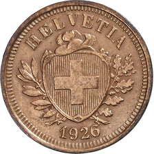 Switzerland, Rappen, 1926, Bern, Bronze, VF(30-35), KM:3.2