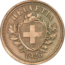 Switzerland, Rappen, 1926, Bern, Bronze, VF(30-35), KM:3.2