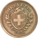 Switzerland, Rappen, 1926, Bern, Bronze, VF(30-35), KM:3.2