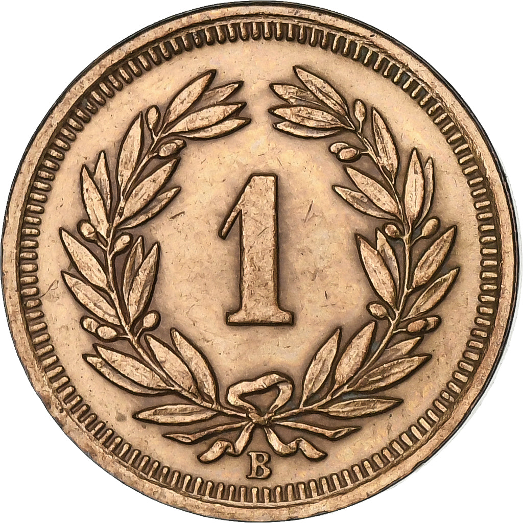 Switzerland, Rappen, 1933, Bern, Bronze, VF(30-35), KM:3.2