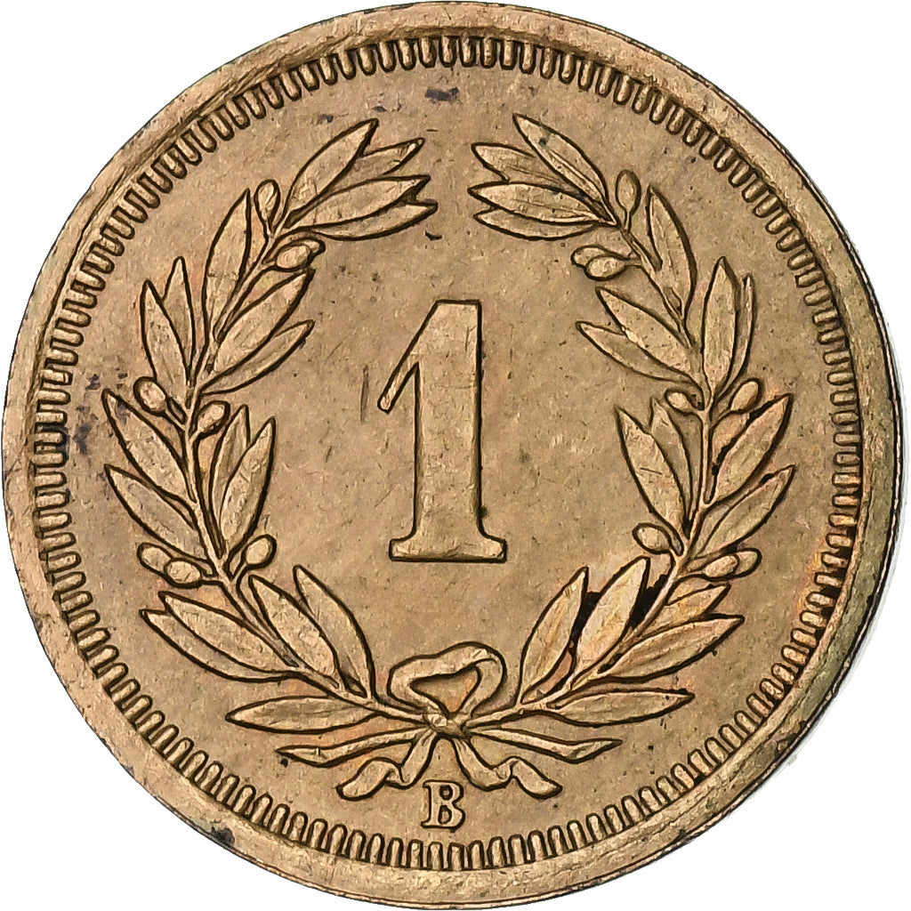 Switzerland, Rappen, 1933, Bern, Bronze, EF(40-45), KM:3.2
