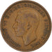 Great Britain, George VI, Penny, 1944, Bronze, VF(30-35), KM:845