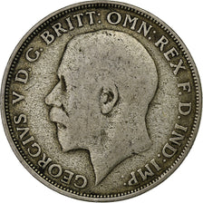 Great Britain, George V, Florin, Two Shillings, 1921, Silver, VF(20-25), KM:817a