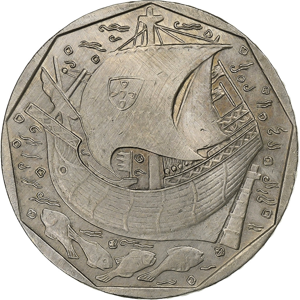 Portugal, 50 Escudos, 1988, Cobre-níquel, AU(50-53), KM:636