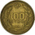 Türkei, 100 Lira, 1990, Aluminum-Bronze, S, KM:988