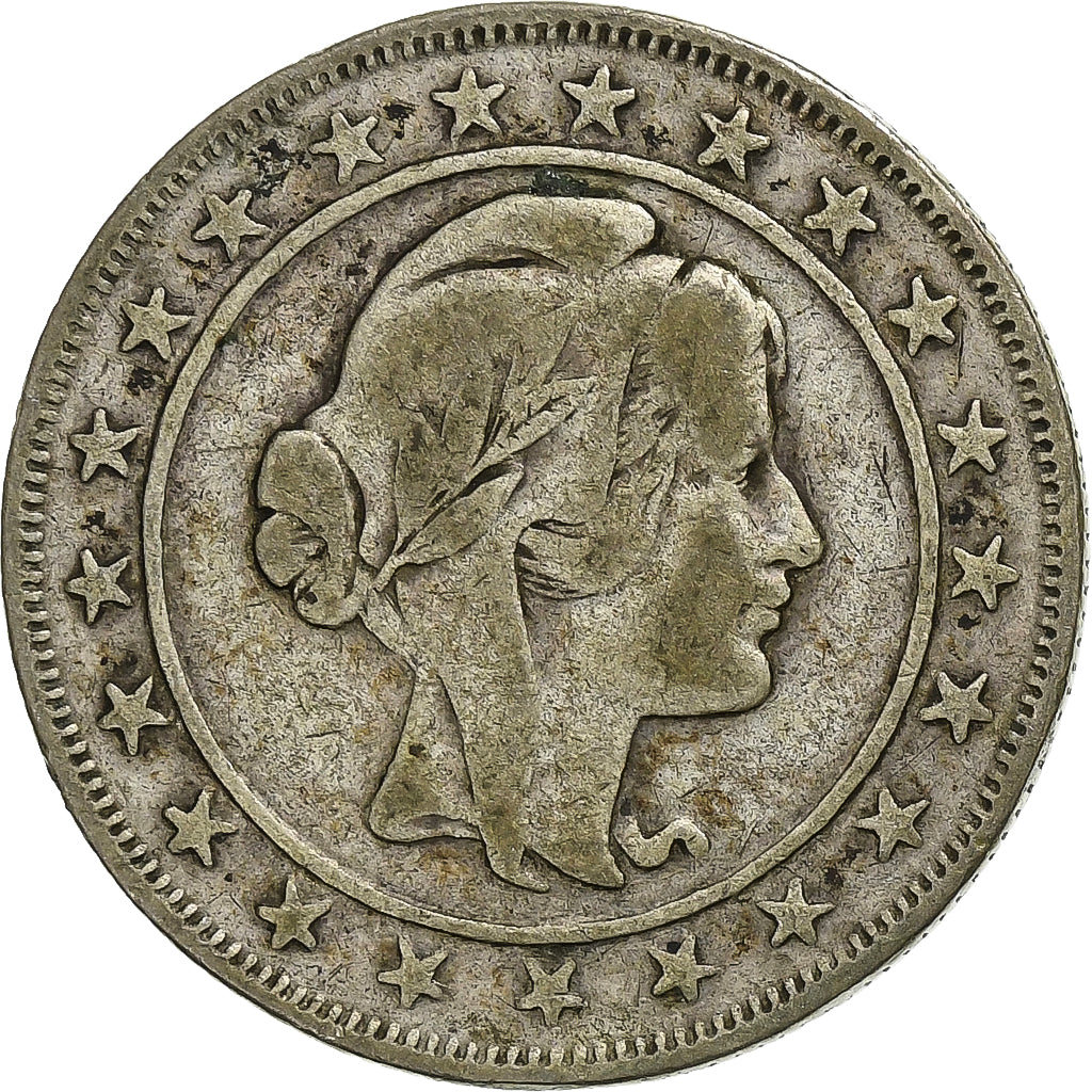 Coin, Brazil, 2000 Reis, 1924, VF(30-35), Silver, KM:526