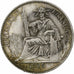 Indochine, 20 Cent, 1925, Paris, Silver, VF(30-35), Lecompte:225