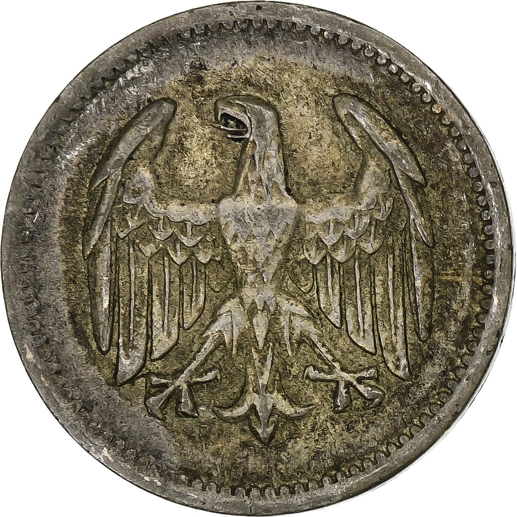 ALEMANHA, REPÚBLICA DE WEIMAR, Mark, 1924, Berlin, Prata, VF(30-35)