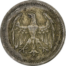 ALEMANHA, REPÚBLICA DE WEIMAR, Mark, 1924, Berlin, Prata, VF(30-35)