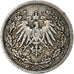 GERMANY - EMPIRE, 1/2 Mark, 1906, Berlin, Silver, VF(30-35), KM:17