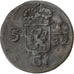 NETHERLANDS EAST INDIES, 1/2 Duit, 1808, Dordrecht, Copper, VF(30-35), KM:75
