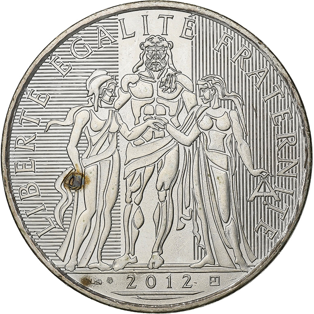 Frankrijk, 10 Euro, 2012, Paris, PR, Zilver, Gadoury:EU 516, KM:2073